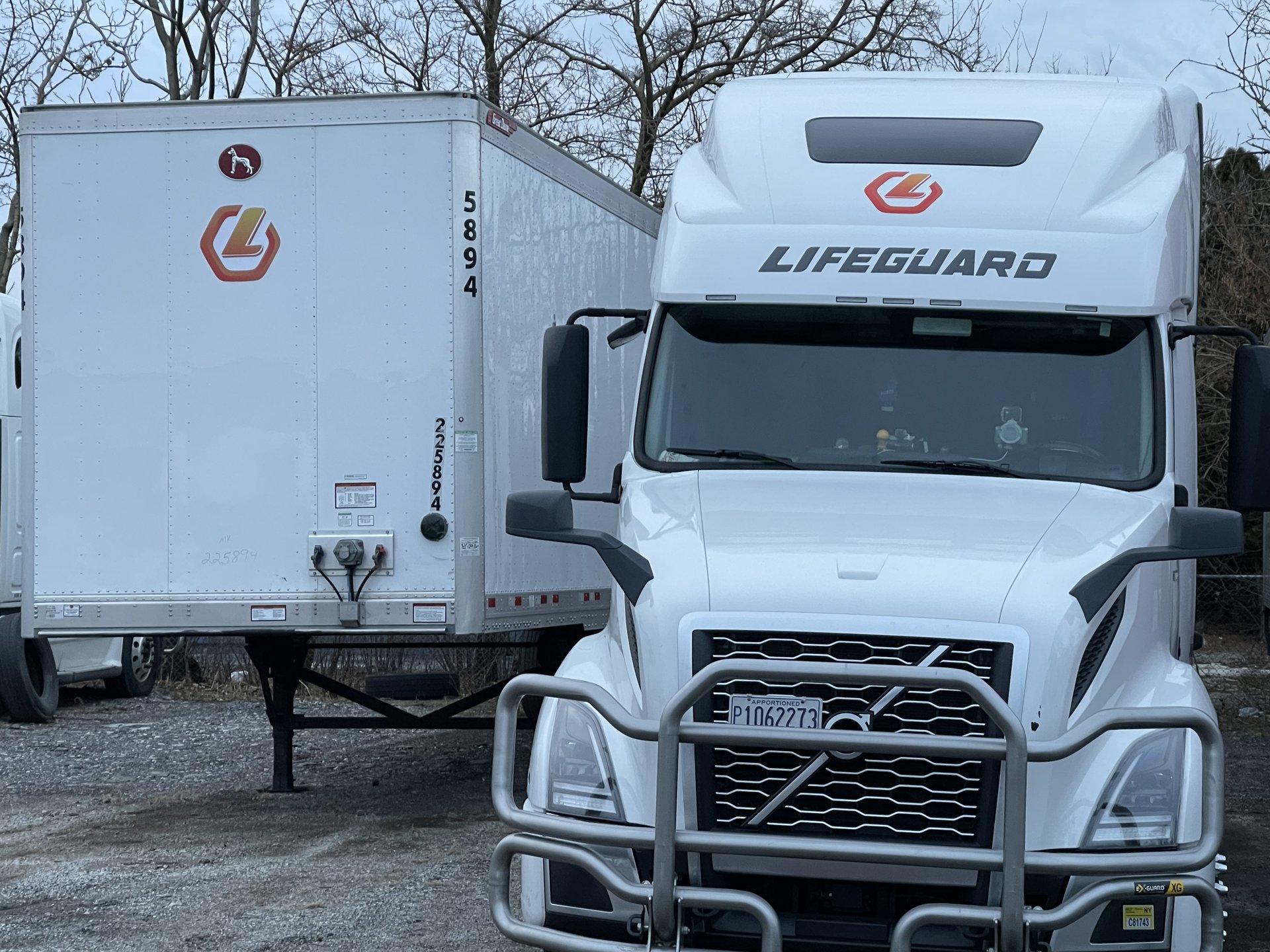 Lifeguard truck exterior